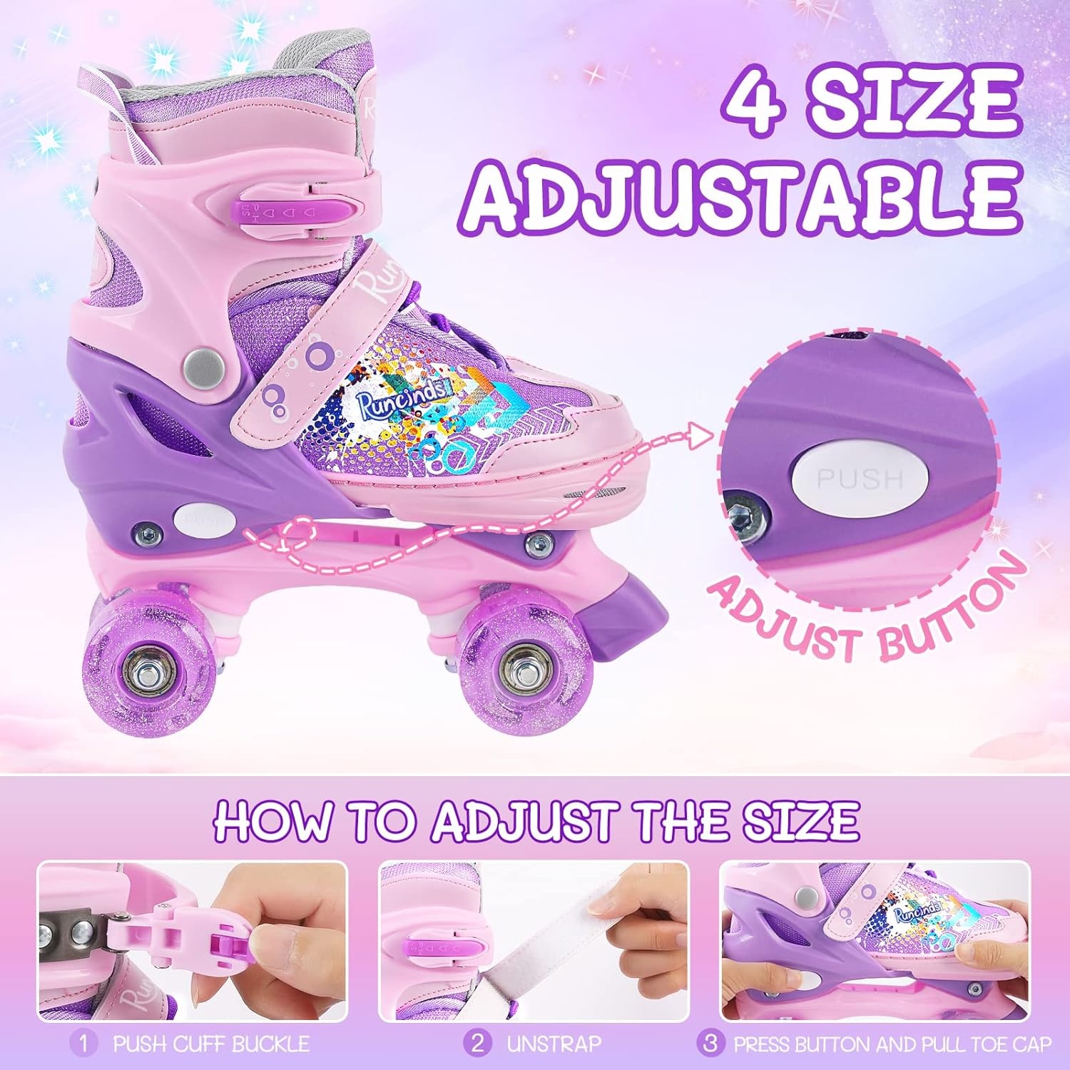 Verstelbare Kinderschaatsen: Lichtgevende Wielen & 29% Korting!