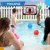 Mini-basketbalkorf, voor kinderen en volwassenen, boven de deur, basketbalbanden met 3 rubberen ballen, sportparty, gunsten voor thuis, kantoor, deurwand, cadeau voor jongens en meisjes