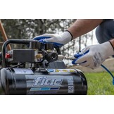 FIAC Draagbare luchtcompressor Supersilent 6, olievrij, maximale druk 8 bar, 1 pk, tank 6 liter, geluidsniveau 58 dB LpA