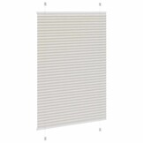 vidaXL Plissé Rolgordijn Lichtgrijs - 95x150 cm - 56% Korting