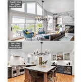 Zwarte Industriële Kroonluchter - 29% Korting