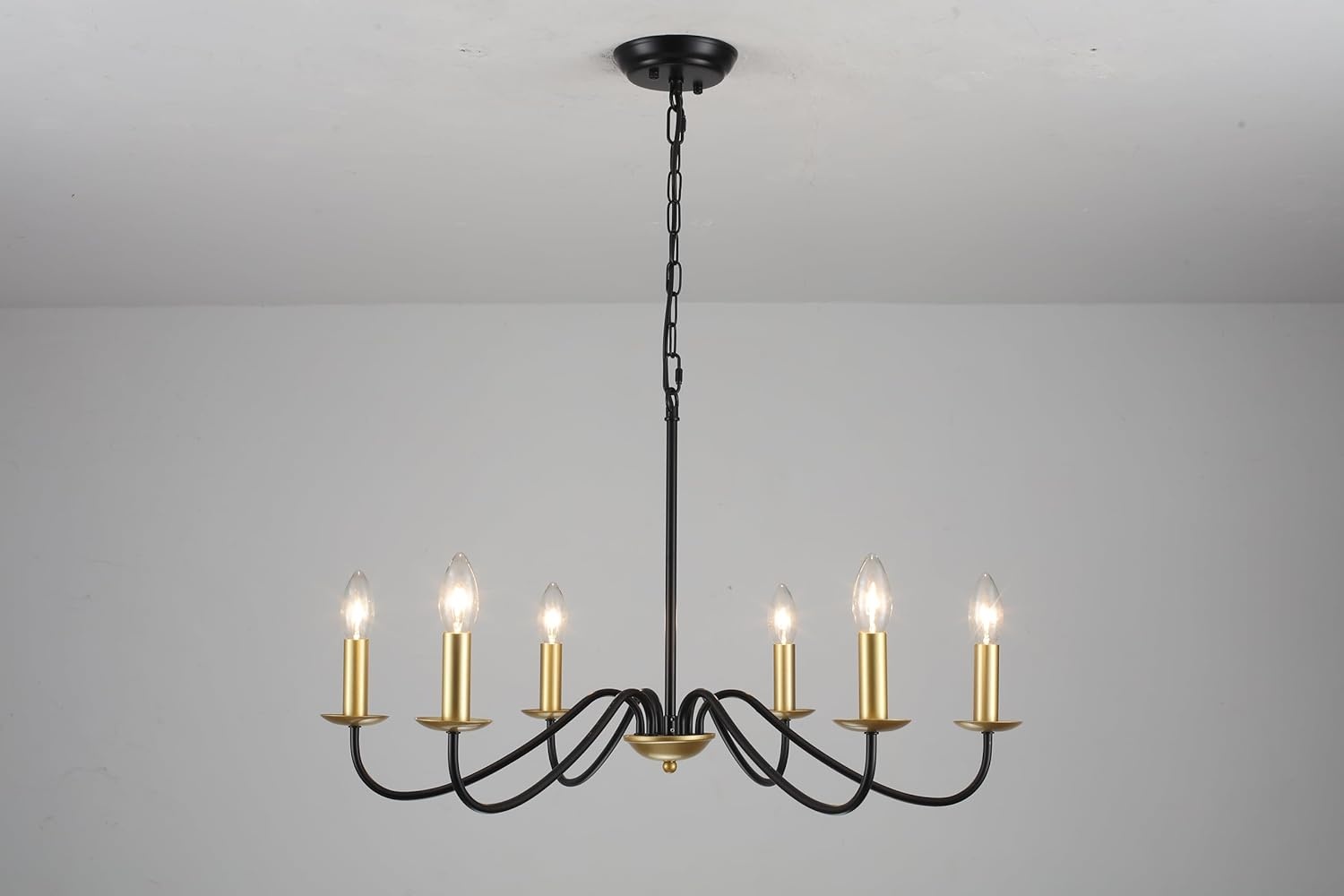 Zwarte Industriële Kroonluchter - 29% Korting