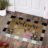 Set van 2 Buitenmatten Synthetische Kokos 90x60 cm - 27% Korting!