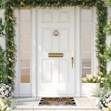 Set van 2 Buitenmatten Synthetische Kokos 90x60 cm - 27% Korting!