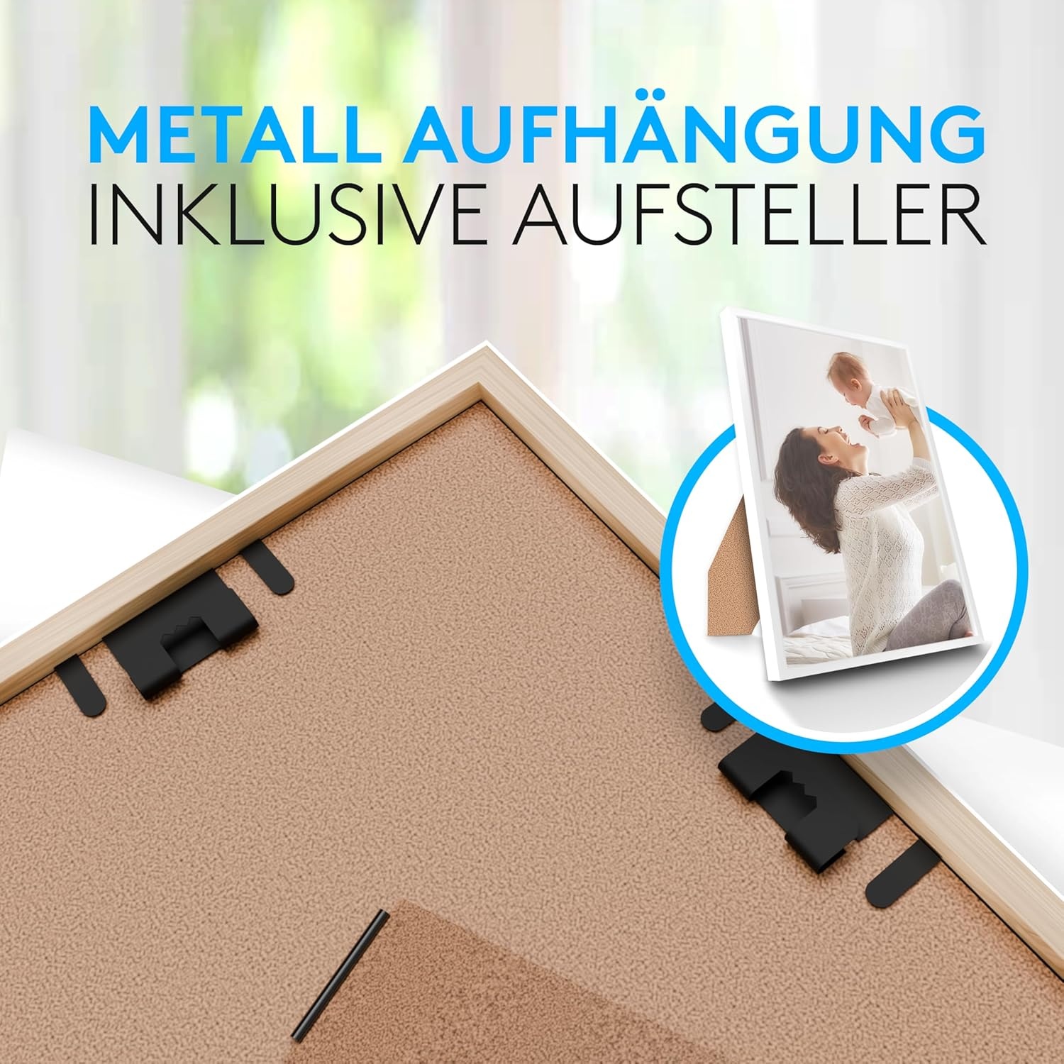 Fotolijst A4 Wit Hout - 2 stuks met Korting!