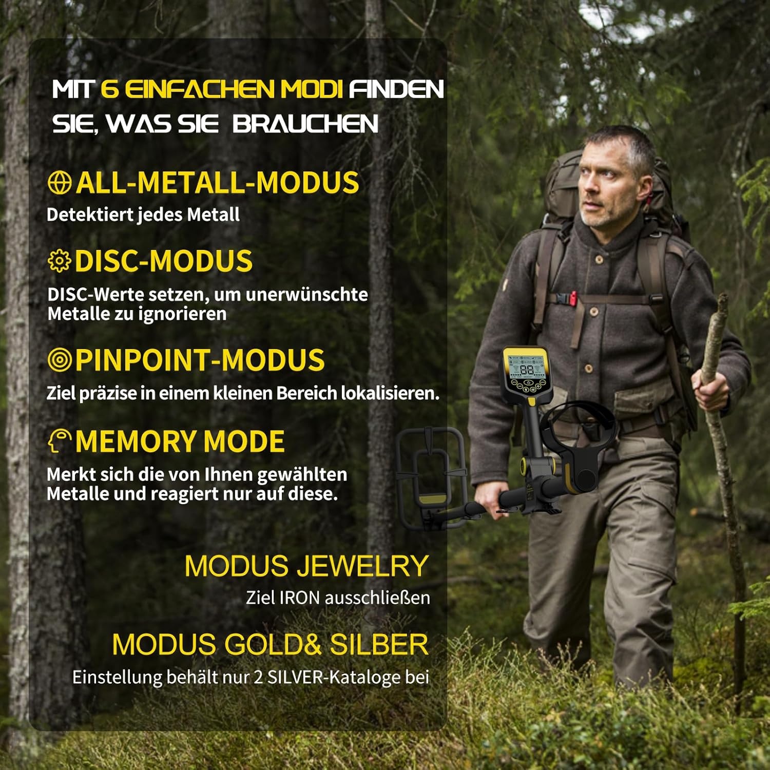 Metaaldetector 30% Korting | Waterdicht & Opvouwbaar