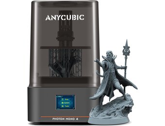 ANYCUBIC Photon Mono 4 Resin 3D Printer, 7'' 10K Mono LCD-scherm met stabiele LighTurbo lichtbron, 70mm/u snel printen, printvolume 6,04'' x 3,42'' x 6,49''