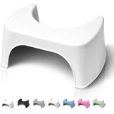 Well Care Fysiologische toiletkruk van zwart hout, gemaakt in Frankrijk, wc-voet voor volwassenen, kleine bank, voetsteun voor de positie van squatty, anti-constipatie