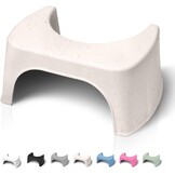 Well Care Fysiologische toiletkruk van zwart hout, gemaakt in Frankrijk, wc-voet voor volwassenen, kleine bank, voetsteun voor de positie van squatty, anti-constipatie