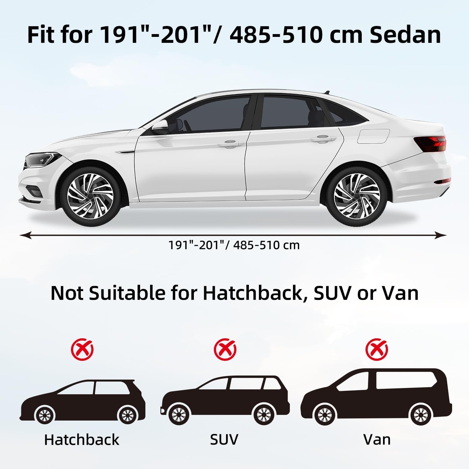 XL Autohoes Waterdicht Polyester (485-510cm) - 34% Korting!