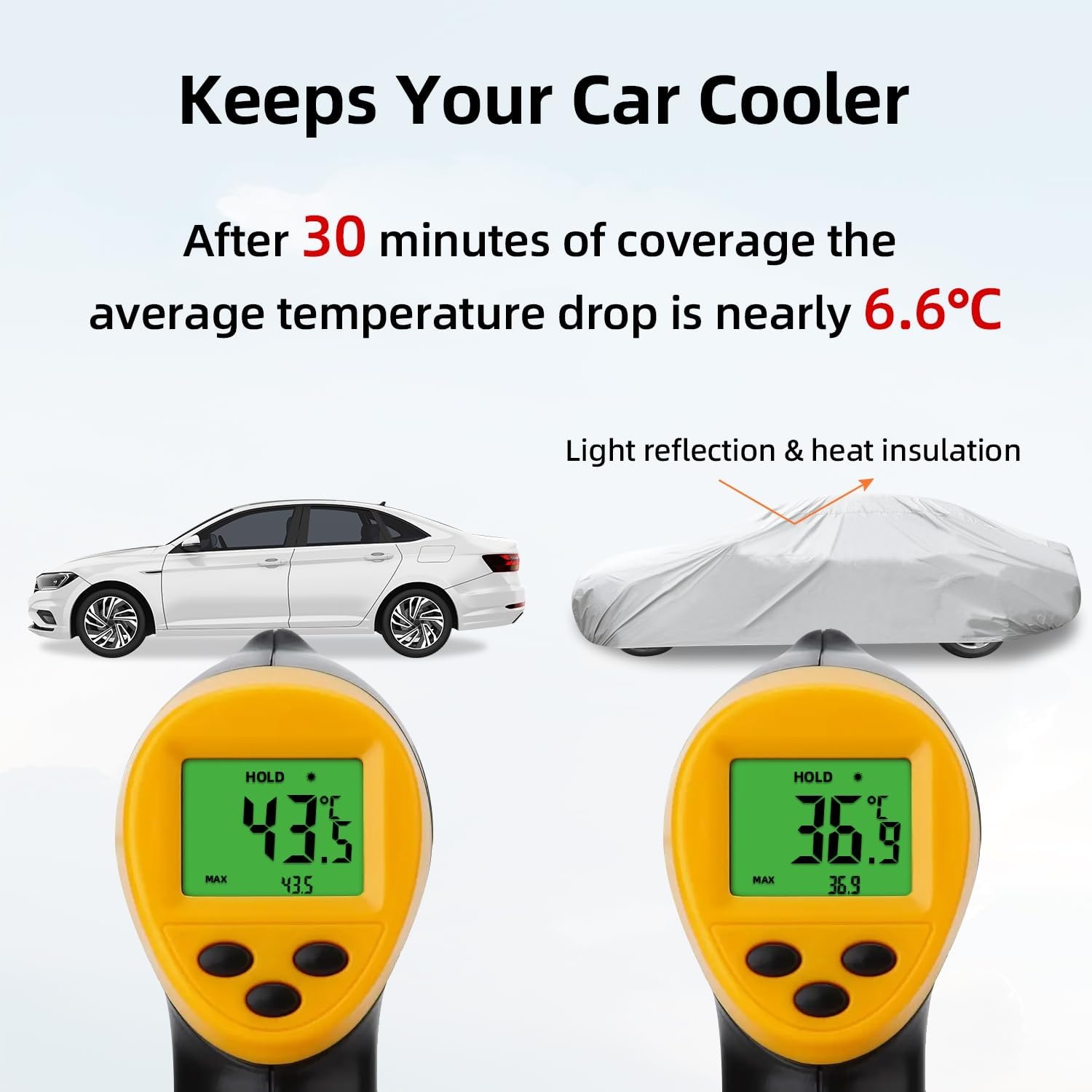 XL Autohoes Waterdicht Polyester (485-510cm) - 34% Korting!