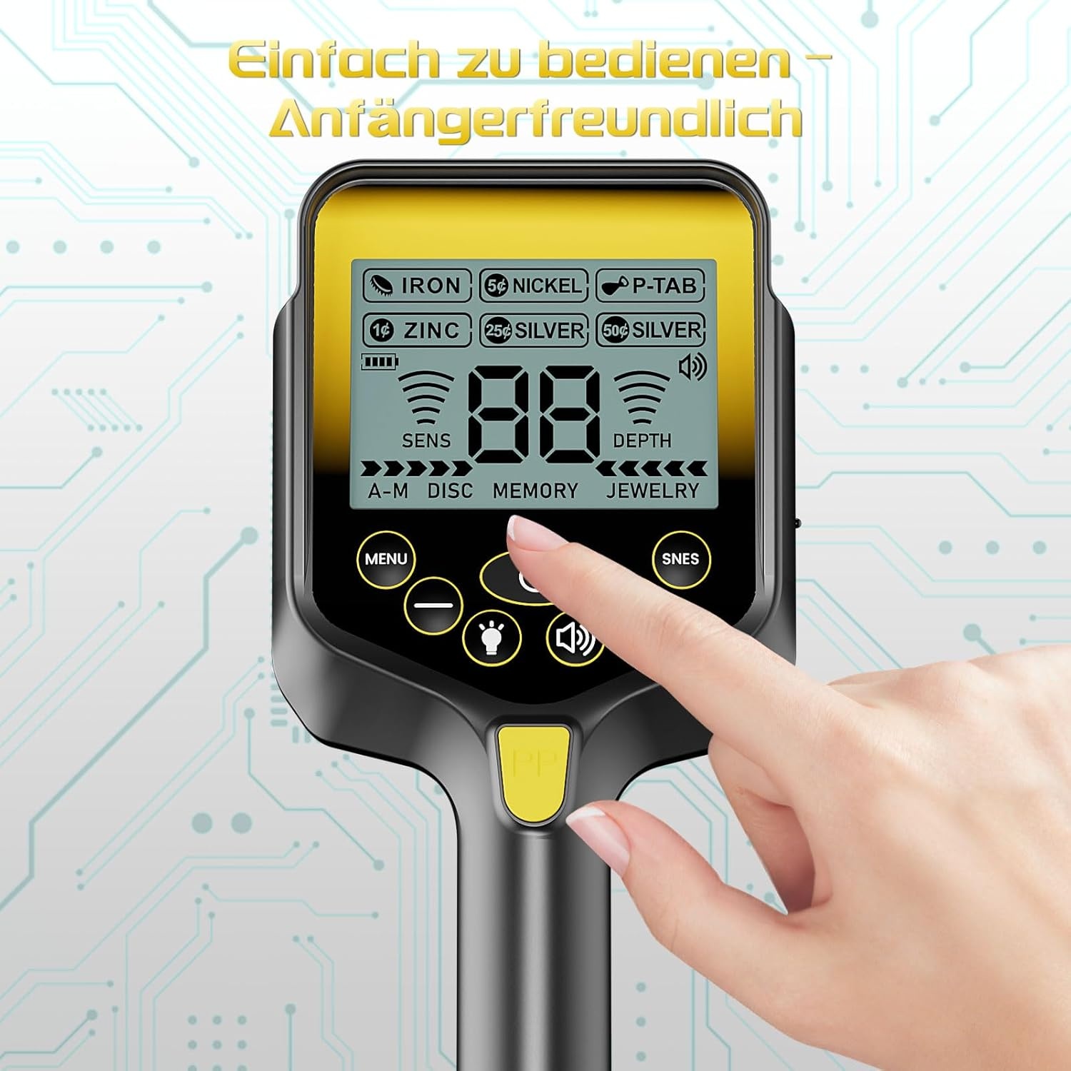 Metaaldetector met 30% Korting: Professioneel, Draadloos & Oplaadbaar