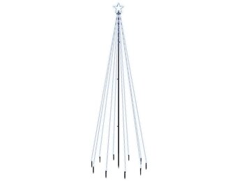 vidaXL Kerstboom 300cm met 310 LED's - Koudwit (33% Korting!)