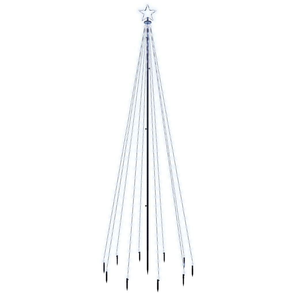 vidaXL Kerstboom 300cm met 310 LED's - Koudwit (33% Korting!)