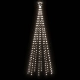 vidaXL Kerstboom 300cm met 310 LED's - Koudwit (33% Korting!)