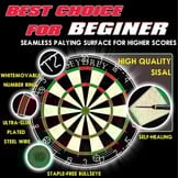 Dartbord Set met 6 Darts - 34% Korting