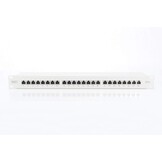 DIGITUS patchpaneel - 19 inch - Cat-6A - 24-poorts RJ45 - afgeschermd - LSA patchveld - rackmontage 1U - zwart