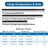 Telescopische Gordijnroede 190-360cm - Geen Boren - Wit (29% Korting)