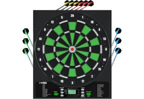 Elektronisch Dartbord - 34 Spellen, LCD & Duitse Stem - 29% Korting