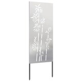 VidaXL Tuin Privacy Screen Bloemen Zilver 50x140cm - 72% Korting!