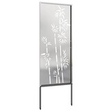 VidaXL Tuin Privacy Screen Bloemen Zilver 50x140cm - 72% Korting!