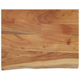 vidaXL Wandschap rechthoekig natuurlijke rand 40x30x2,5 cm acaciahout