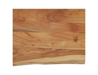 vidaXL Wandschap rechthoekig natuurlijke rand 40x30x2,5 cm acaciahout
