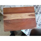 vidaXL Wandschap rechthoekig natuurlijke rand 40x30x2,5 cm acaciahout