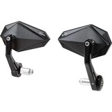 FENRIR Motorfiets Spiegels Stuurspiegel Achteruitkijkspiegel Motorfietsen zwart CNC Aluminium profiel Ontspiegeld Naked Bike Sport Scrambler voor Honda Suzuki Kawasaki Yamaha ducati BMW Aprilia Vespa