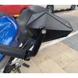 Zwarte Motorfiets Stuurspiegel CNC Aluminium - 58% Korting