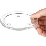 Transparante onderzetters, glazen voor kaarsen (16 stuks), kaarsenhouder, stompkaarsen, ideaal voor spa-decoraties, bruiloften, feesten, woondecoratie, tafeldecoratie en geschenken