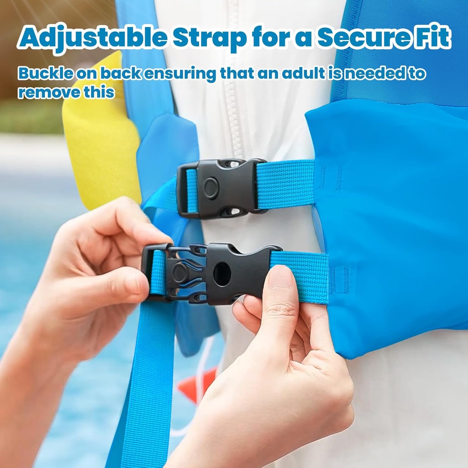 HeySplash Zwemvest voor Kinderen 15-30 kg | Verstelbaar & Veilig | Zwemleren