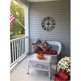 Vintage Stille Wandklok, 40 cm Skelet Metalen Klok voor Woonkamer Keuken Café Hotel Kantoor Huisdecoratie (Zwart)