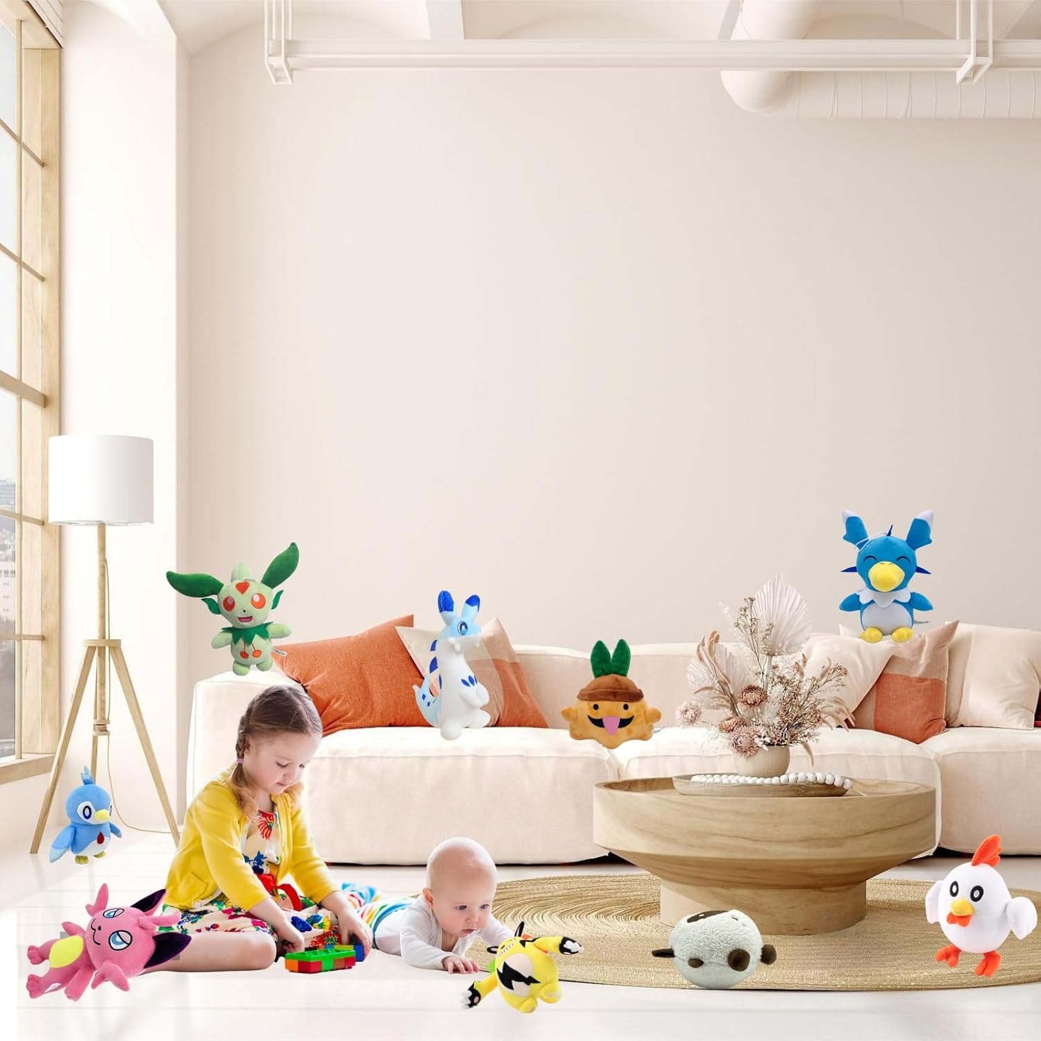 Palworld Lamball Knuffel - Zacht Oranje Pluche | 66% Korting