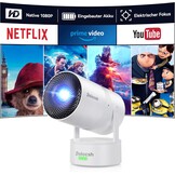 Mini Beamer met Batterij - 1080P, WiFi, 270° Rotatie - 34% Korting!