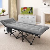 Opvouwbaar Campingbed 260kg met Kussen & Tas - 29% Korting