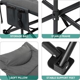 Opvouwbaar Campingbed 260kg met Kussen & Tas - 29% Korting