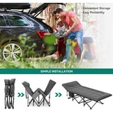 Opvouwbaar Campingbed 260kg met Kussen & Tas - 29% Korting