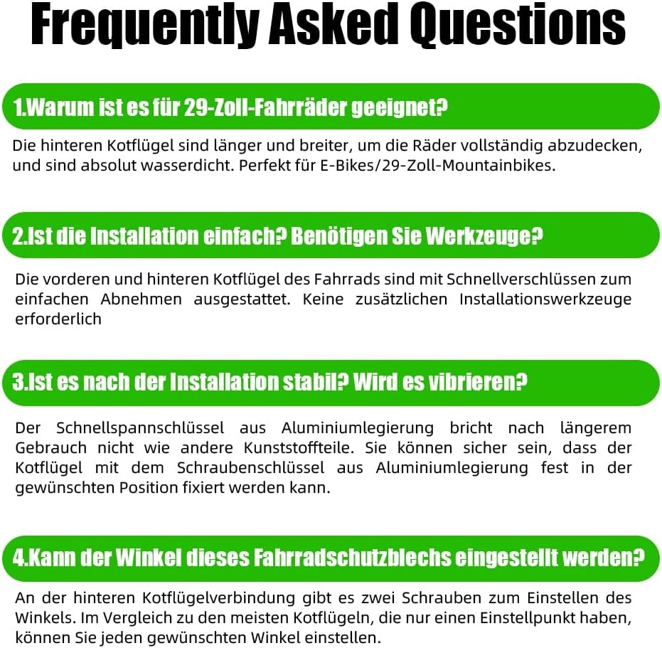 Fietsspatbordenset 29" Universeel - 33% Korting!