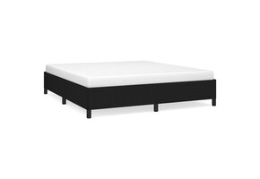 VidaXL Bedframe Stof Zwart 180x200 cm - 35% Korting