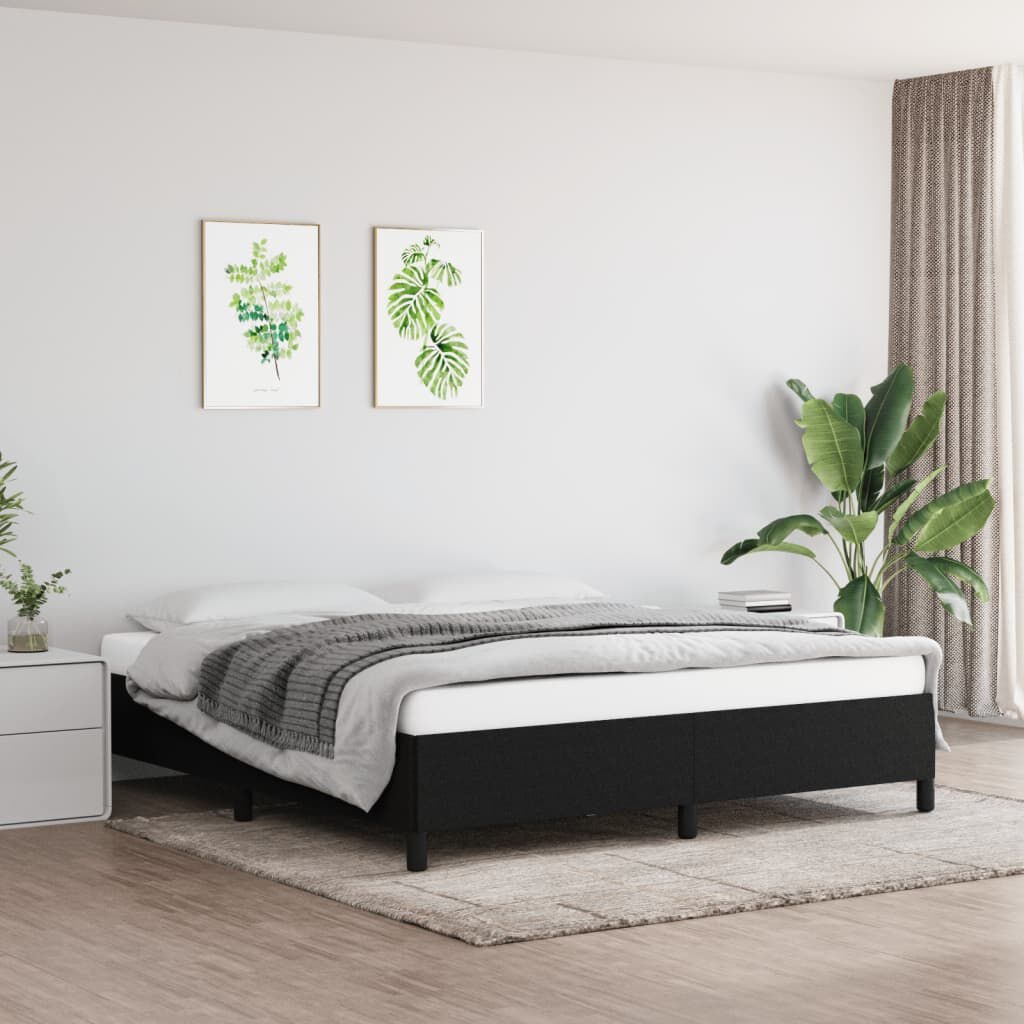 vidaXL Zwart Bedframe 180x200 cm - 41% Korting!