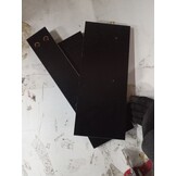 vidaXL Wandtafel met 54% Korting - Zwart Bewerkt Hout & Metaal (75x34,5x75 cm)