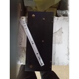 vidaXL Wandtafel met 54% Korting - Zwart Bewerkt Hout & Metaal (75x34,5x75 cm)