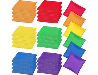 Cornhole Zitzakken Set 24 Stuks - 15x15cm Nylon - 28% Korting!