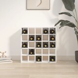 vidaXL Wijnkast Grenenhout Wit - 59% Korting!