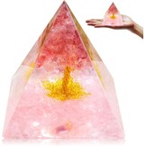 Orgonite Piramide met Blauwe Kristallen Bol - 38% Korting!