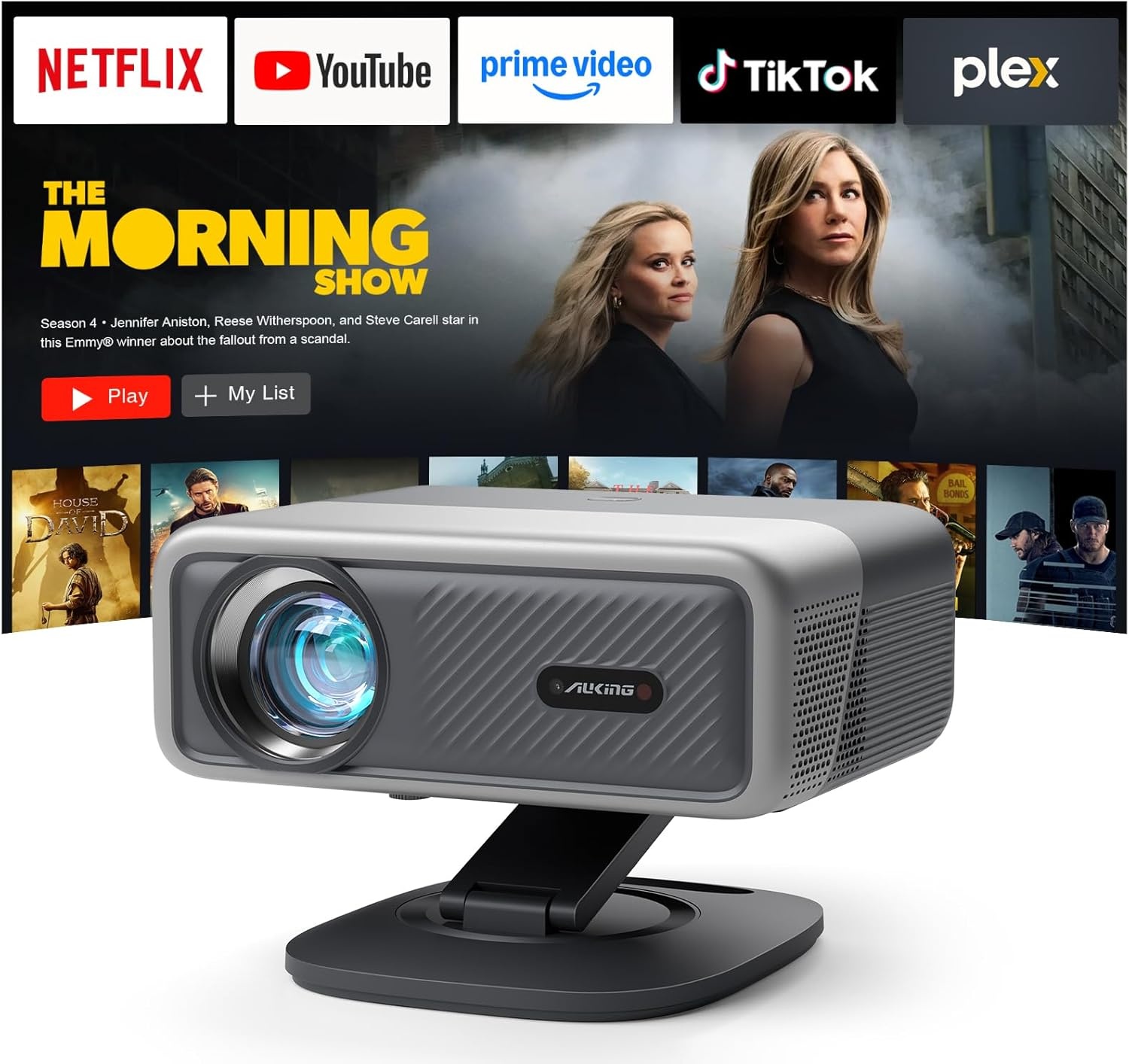 Mini Smart Projector 4K - 34% Korting | Netflix & WiFi 6