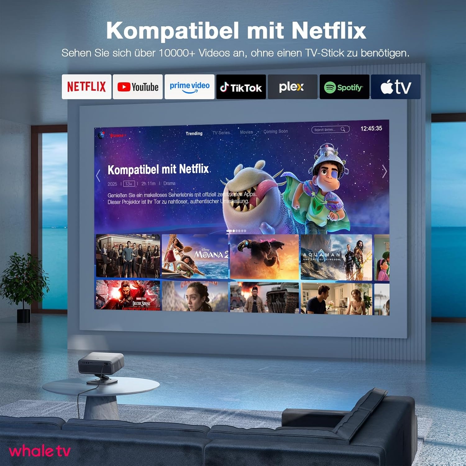 Mini Smart Projector 4K - 34% Korting | Netflix & WiFi 6