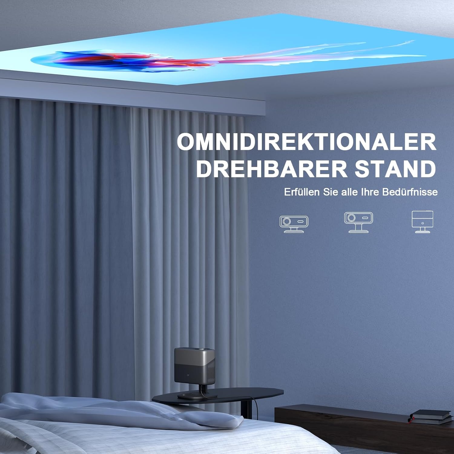 Mini Smart Projector 4K - 34% Korting | Netflix & WiFi 6