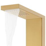 vidaXL Douchepaneel RVS Goudkleurig - 61% Korting!